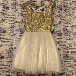 Gold Windsor Dress, never worn